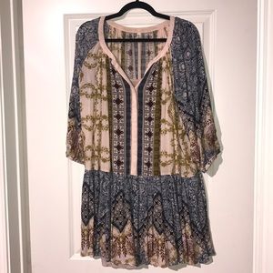 Free people boho swing dress